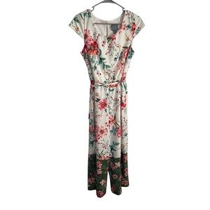 Rabbit Rabbit Rabbit collection floral jump suit size 10 pink green